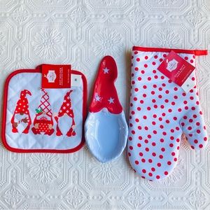 Valentines Gnome Kitchen Accessories 3 pc